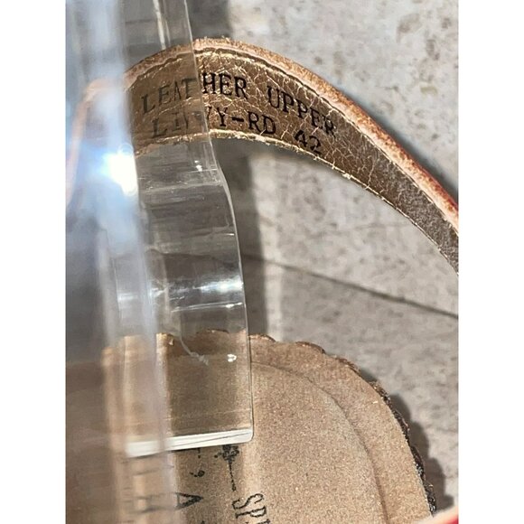 L’Artiste Spring Step Livvy Mary Jane - Leather Cutout Slingback Floral Red Size - Picture 8 of 8